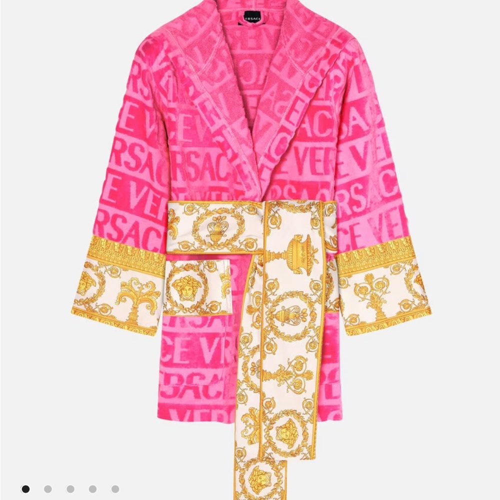 I ♡ BAROQUE SHORT BATHROBE